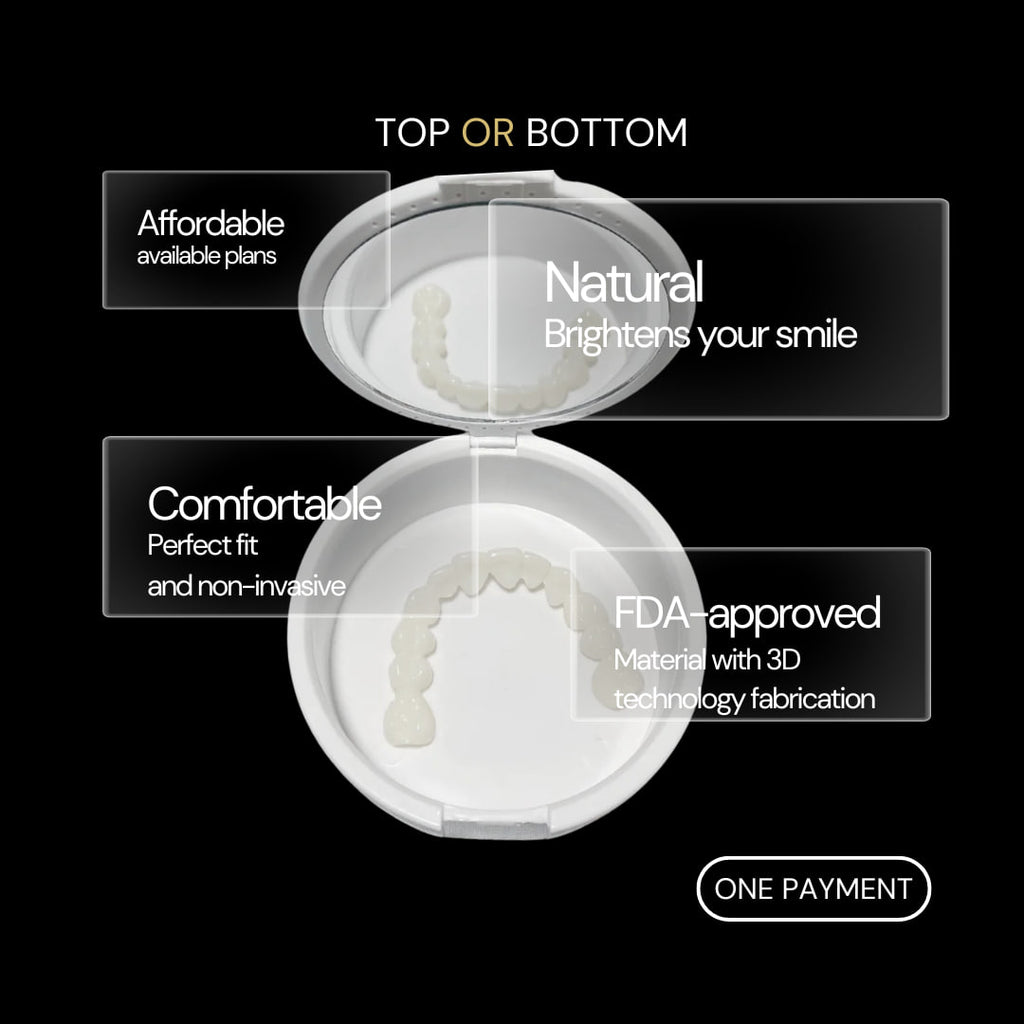 Pioneers Veneers Custom Clip on Veneers (Top, Bottom, or Full Set)